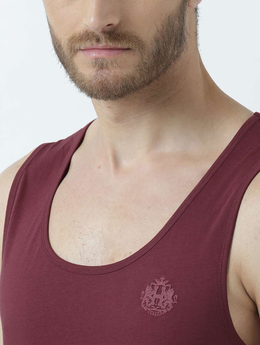 Men Printed Sleeveless Vest - 19650059 -  Standard Image - 4