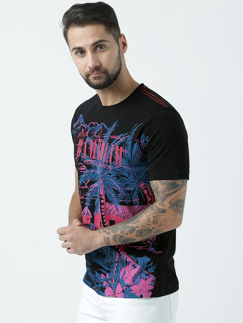 printed cotton regular t-shirt - 19650067 - Standard Image - 1