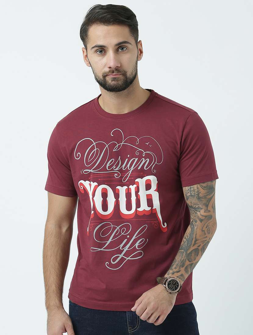 printed cotton regular t-shirt