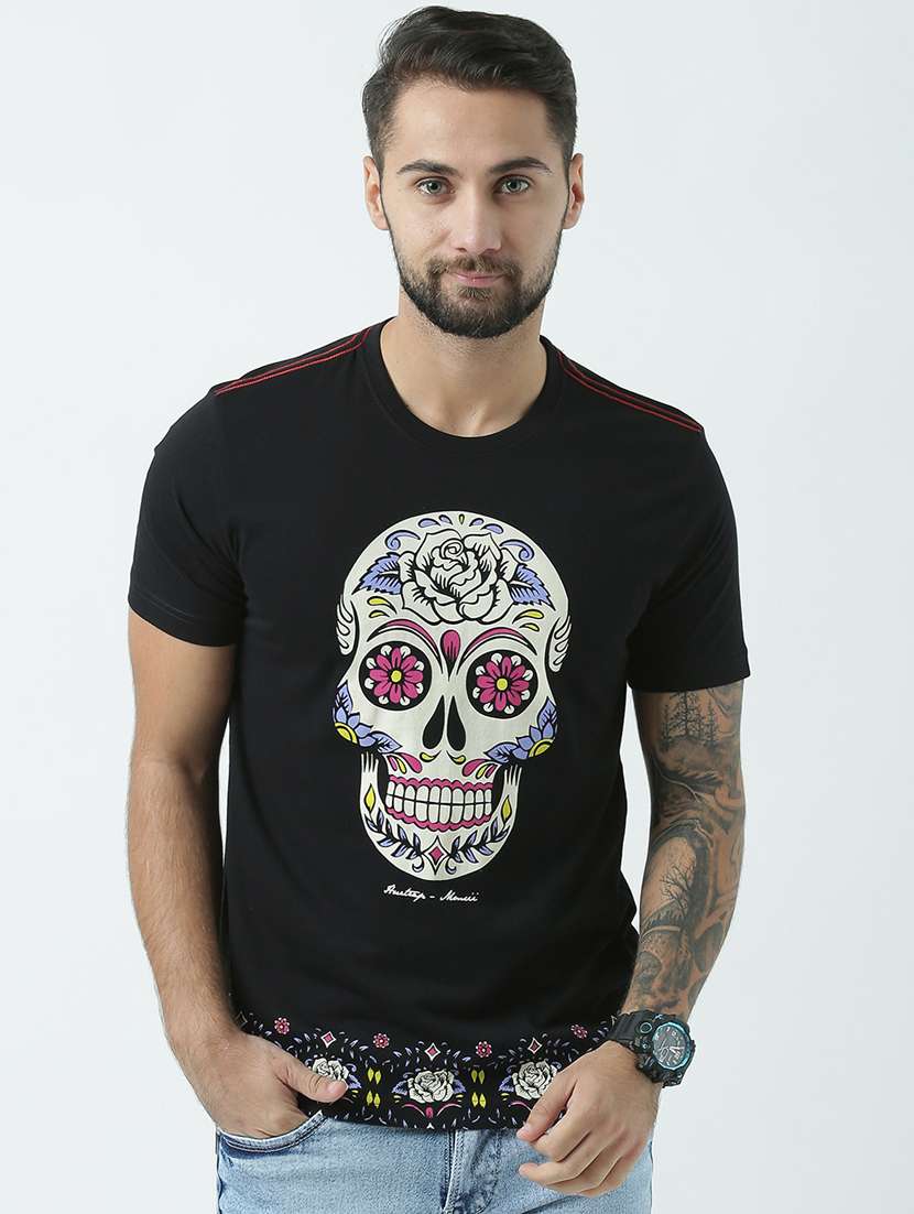 printed cotton regular t-shirt
