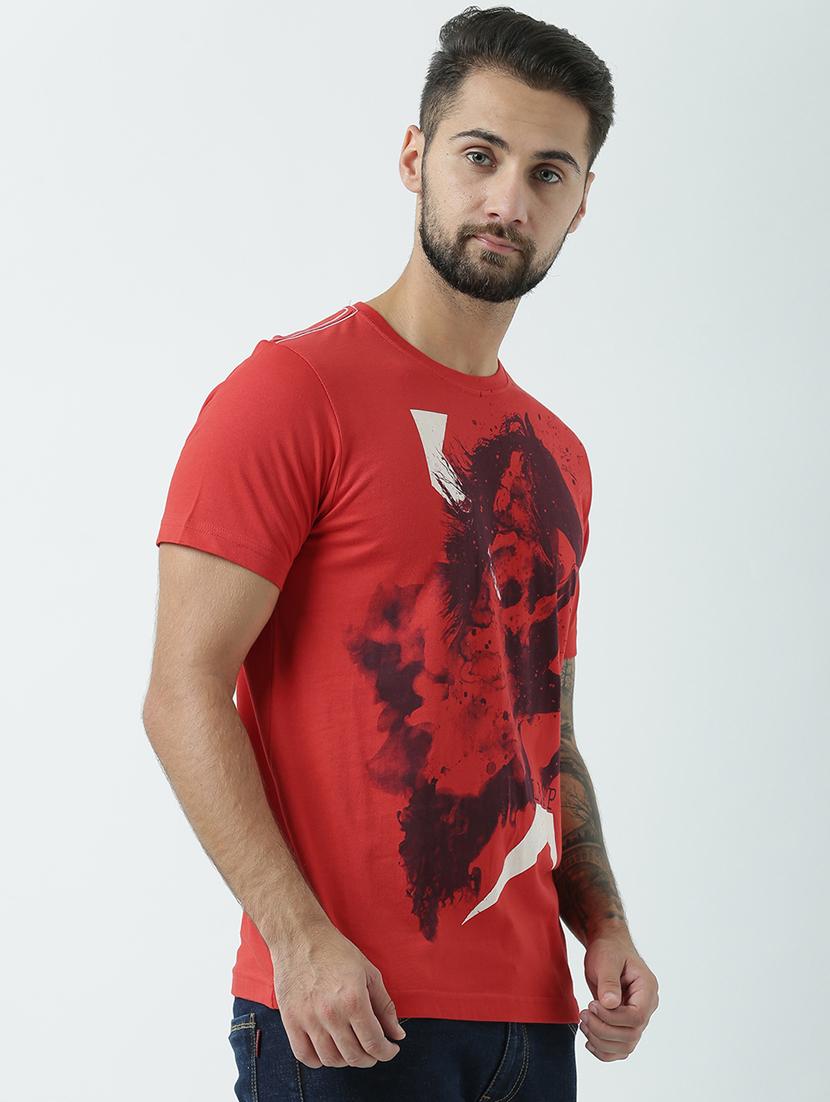 printed cotton regular t-shirt - 19650083 - Standard Image - 1