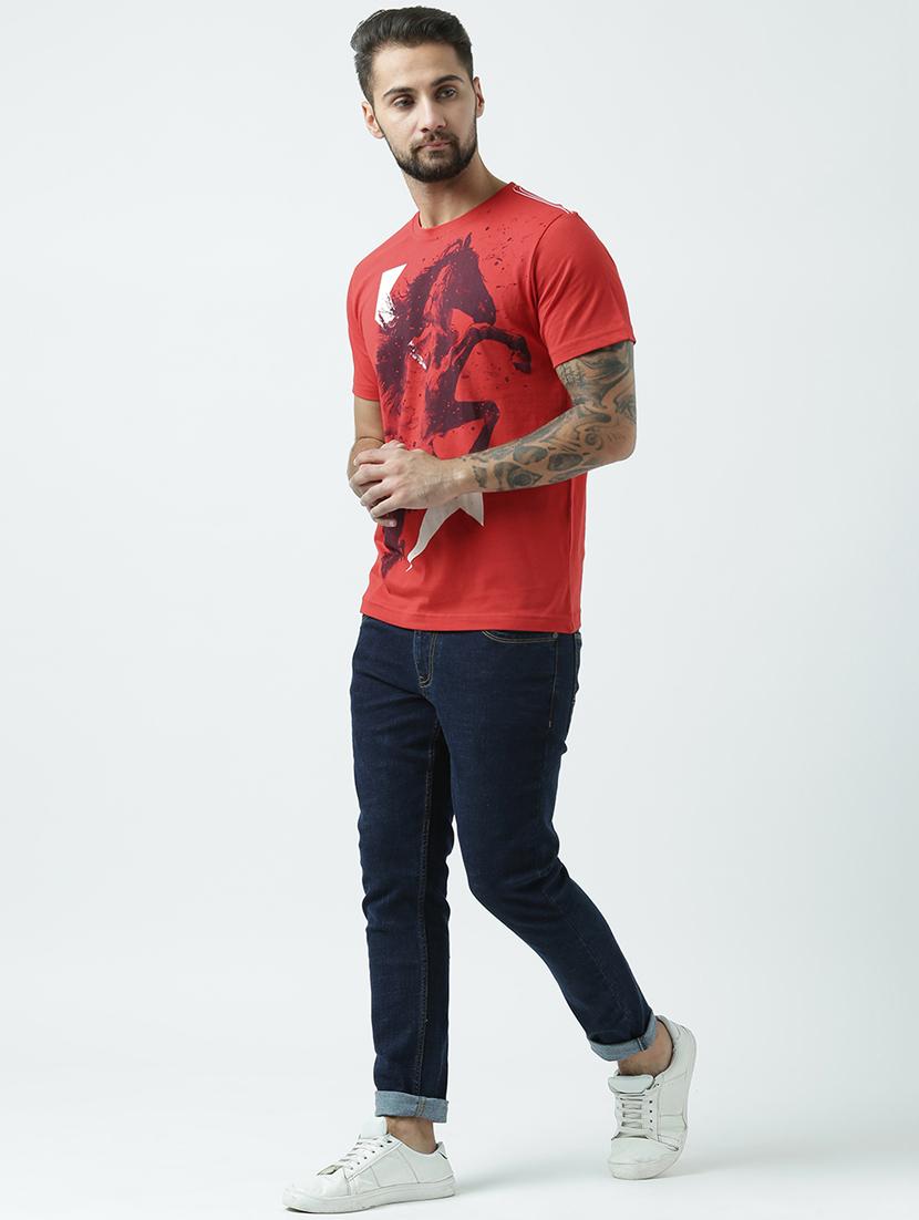 printed cotton regular t-shirt - 19650083 - Standard Image - 4