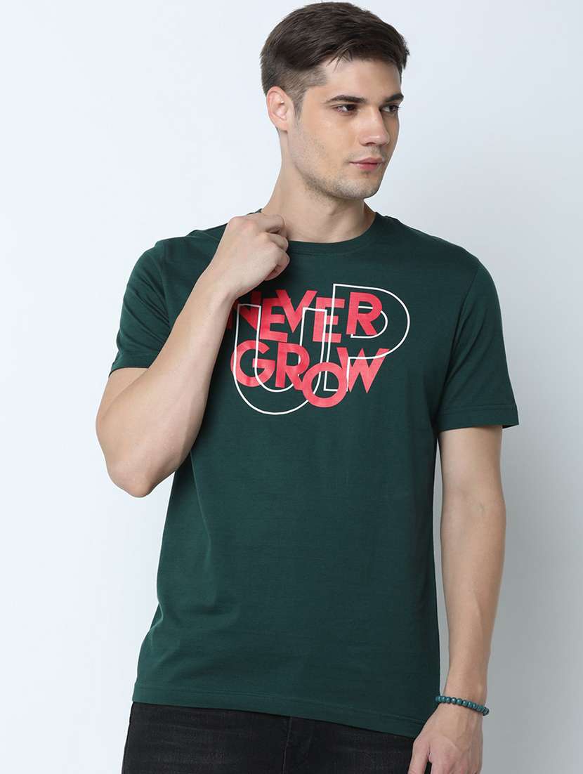 printed cotton regular t-shirt