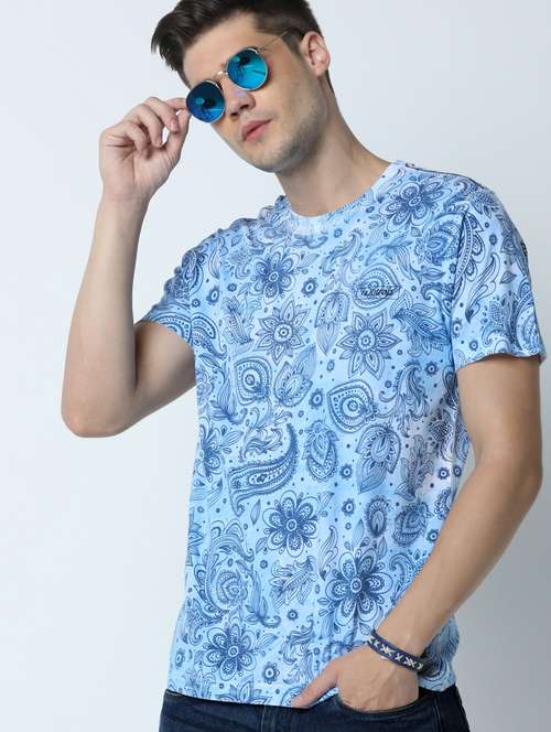 Printed Cotton Regular T Shirt