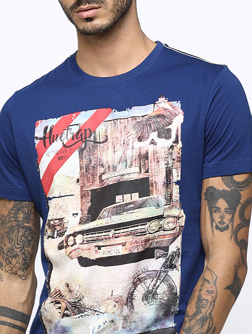 printed cotton regular t-shirt - 19650237 - Standard Image - 4