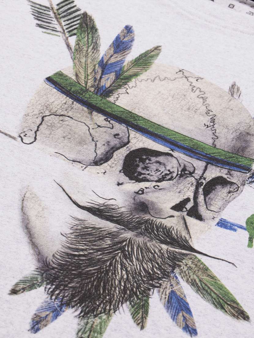 printed cotton regular t-shirt - 19650268 -  Standard Image - 4