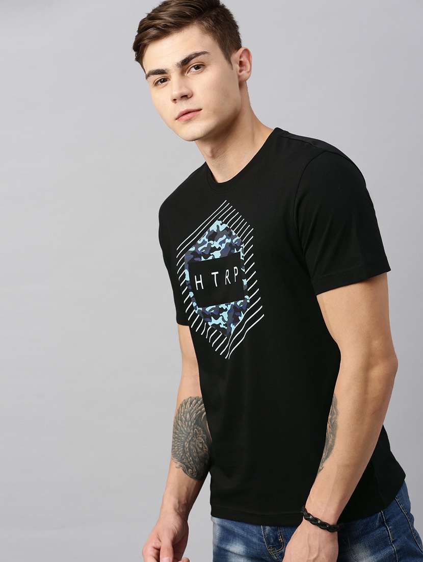 printed cotton regular t-shirt - 19650273 -  Standard Image - 1