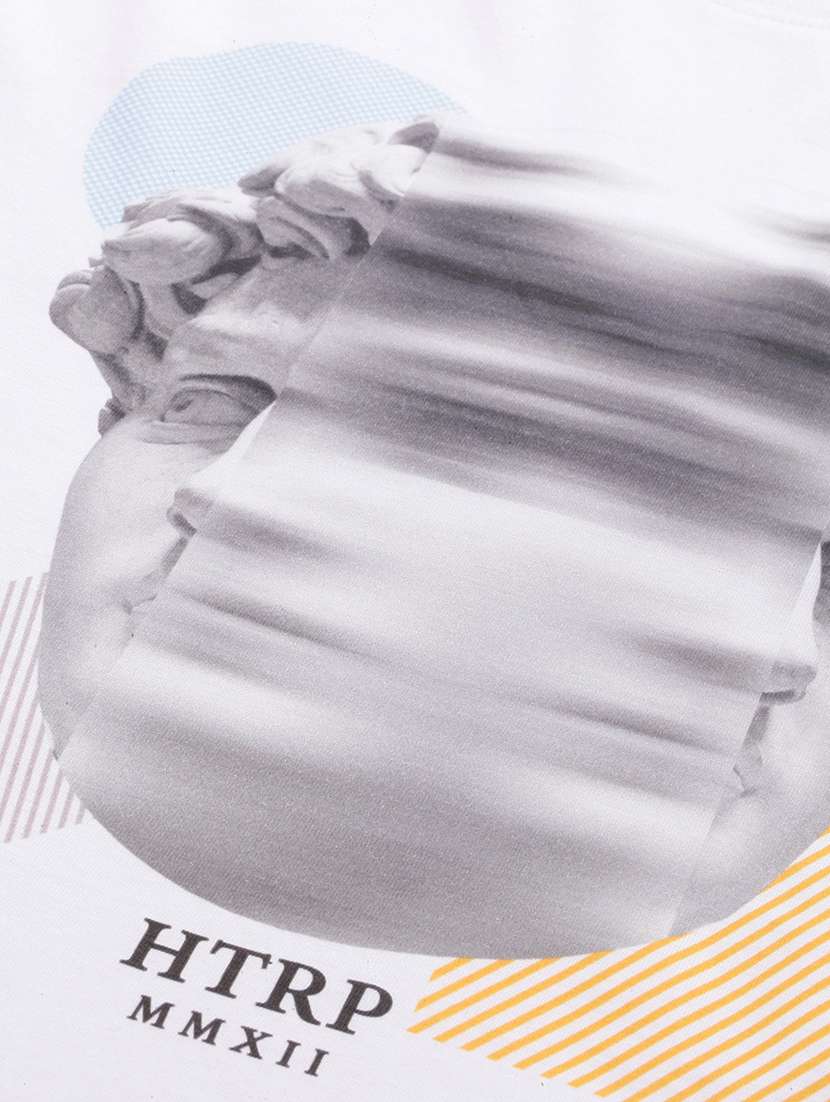 printed cotton regular t-shirt - 19650285 -  Standard Image - 4