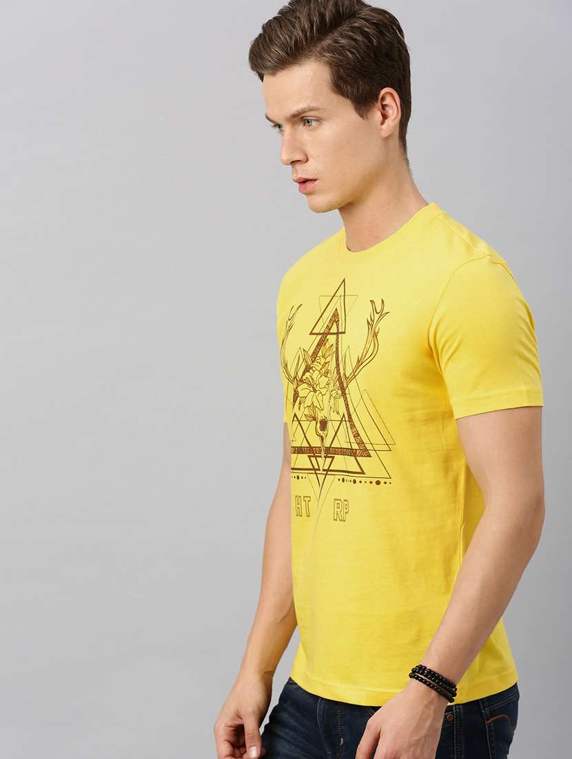 printed cotton regular t-shirt - 19650291 -  Standard Image - 1