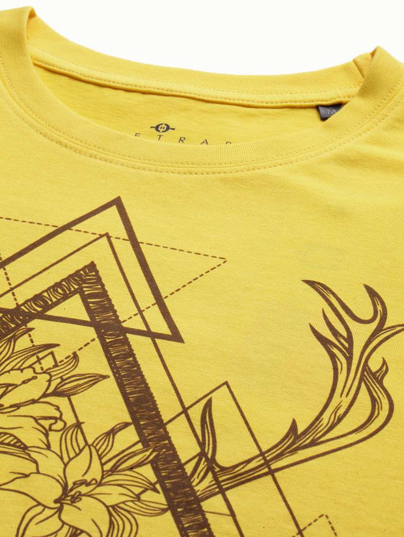 printed cotton regular t-shirt - 19650291 -  Standard Image - 4