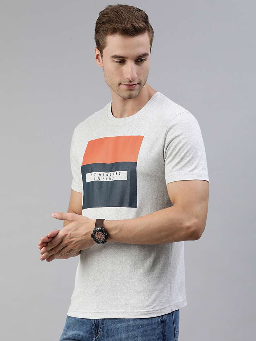 printed cotton regular t-shirt - 19650300 -  Standard Image - 1