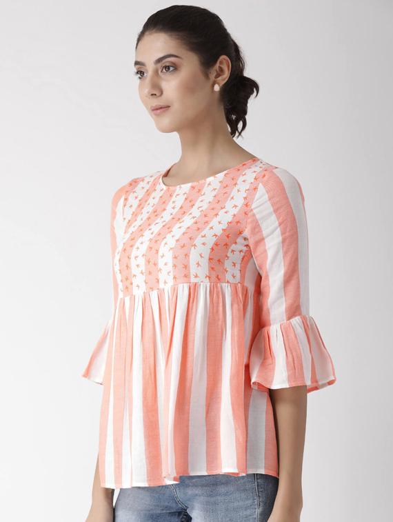 stripes regular top - 19650704 - Standard Image - 1