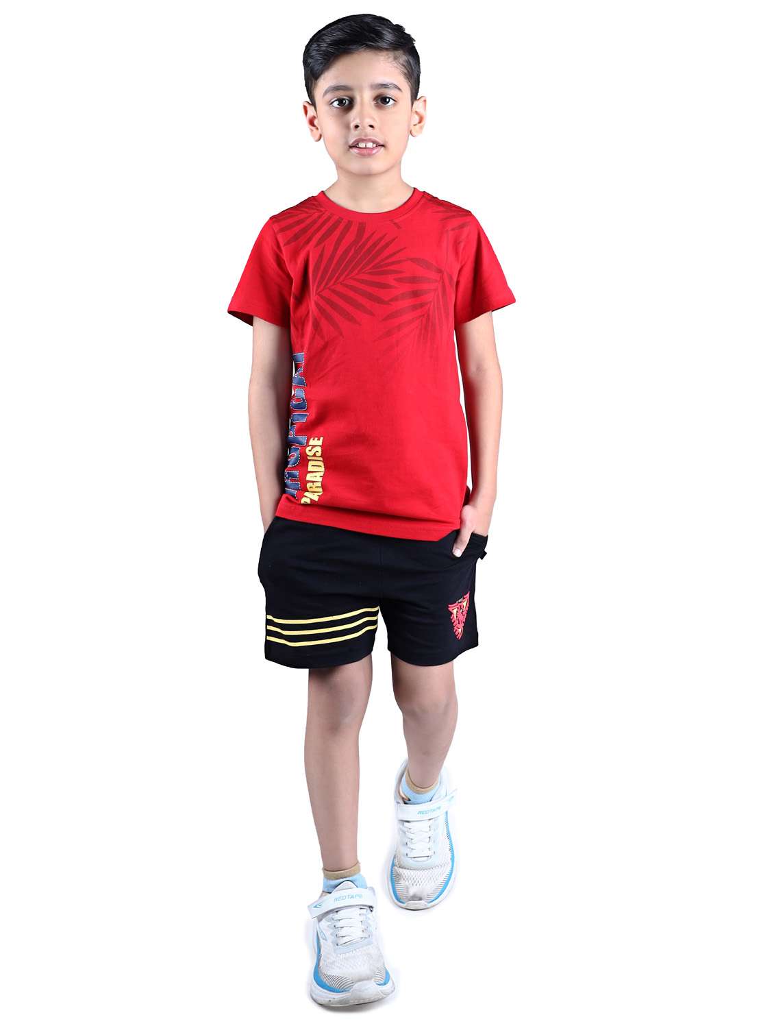 multi colored kids printed twin sets  - 19656017 -  Standard Image - 1