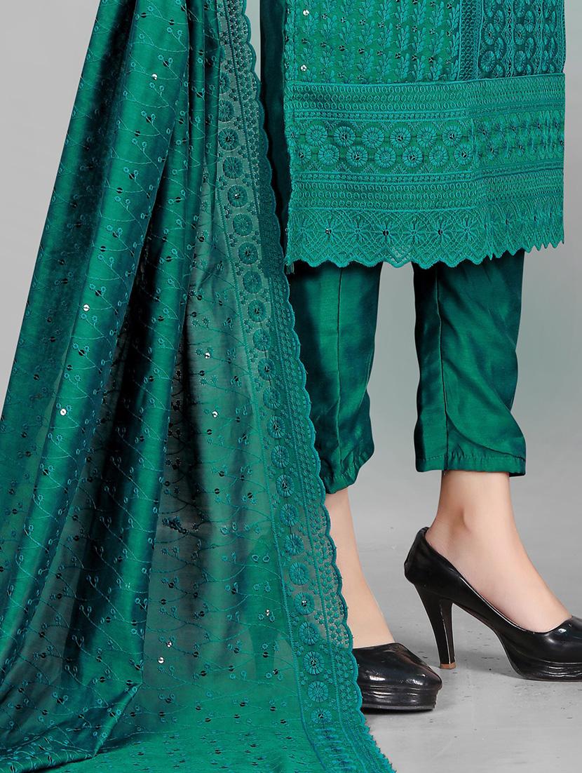 round neck kurta pant set - 19656198 - Standard Image - 4
