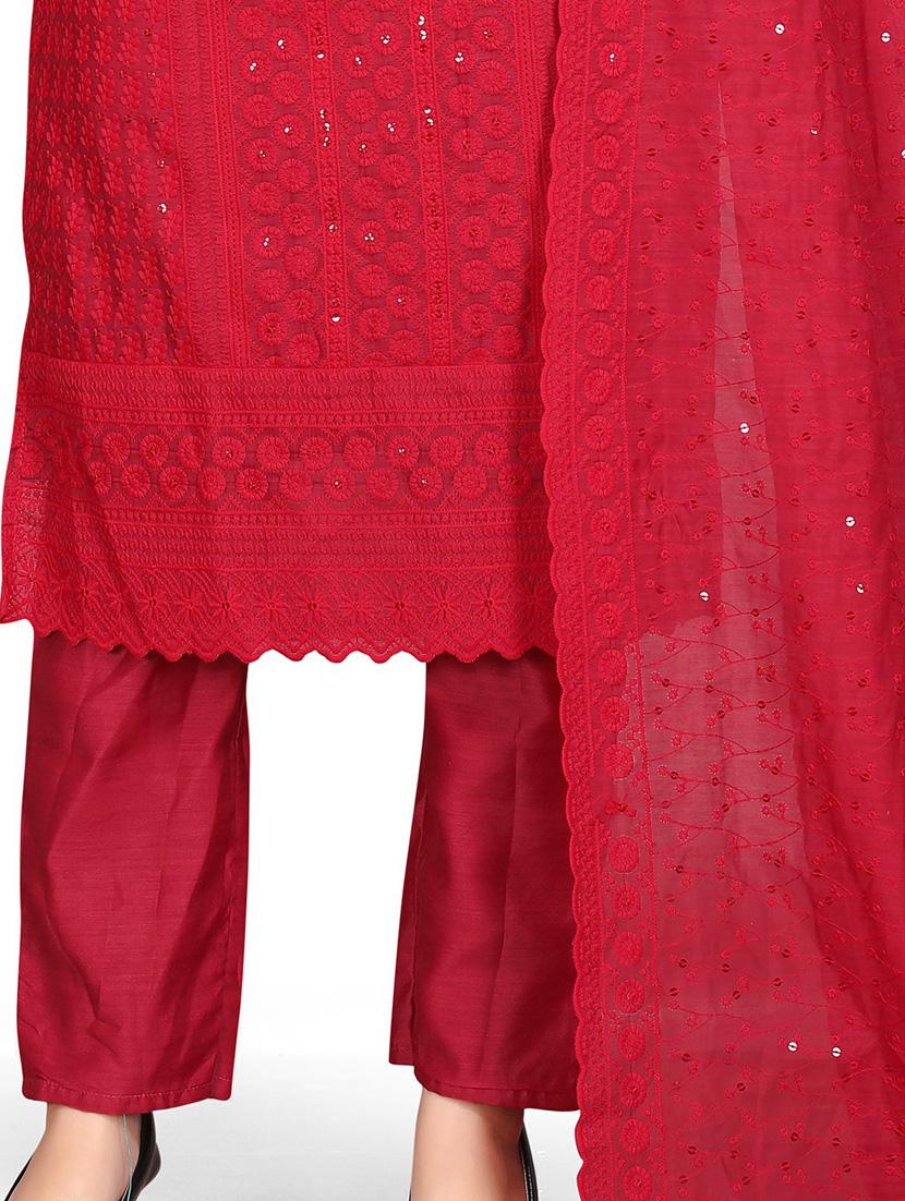 round neck kurta pant set - 19656199 - Standard Image - 4