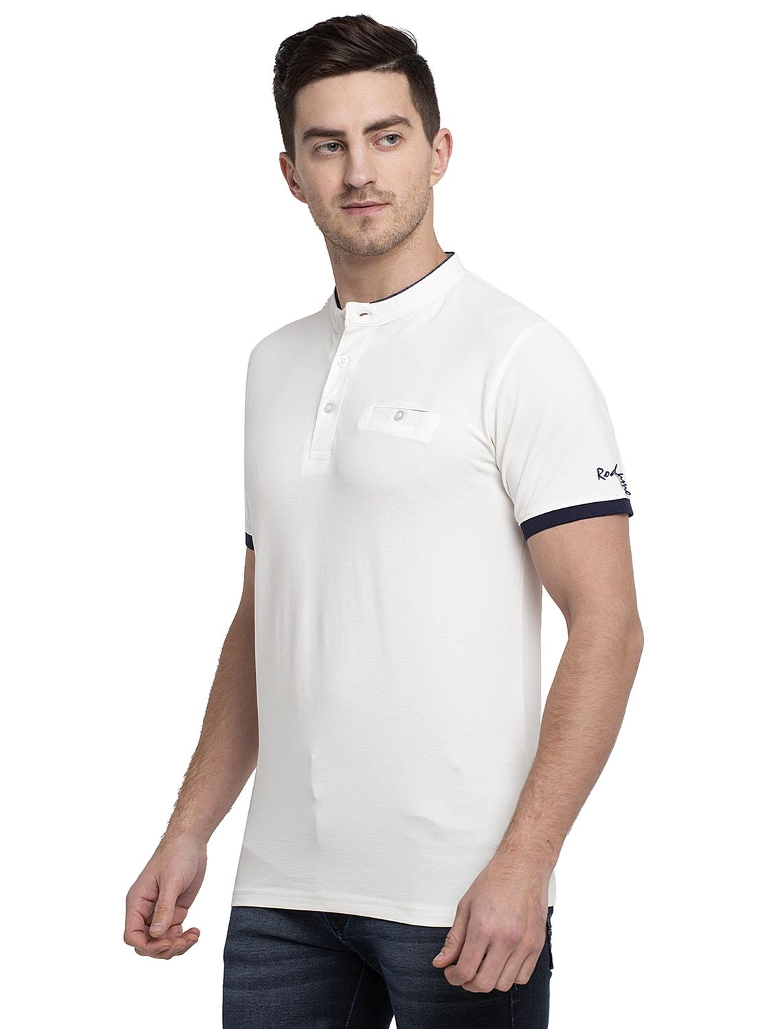 henley neck solid regular t-shirt - 19656813 - Standard Image - 1