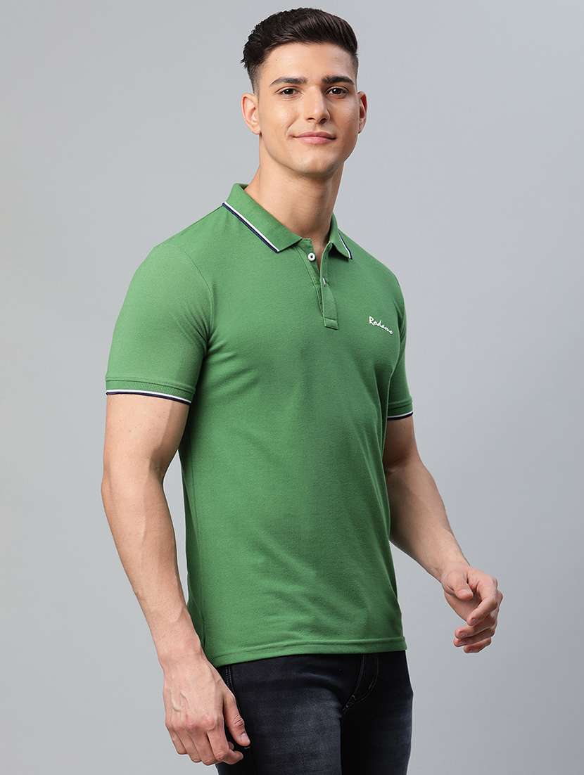 polo neck solid regular t-shirt  - 19656856 -  Standard Image - 1