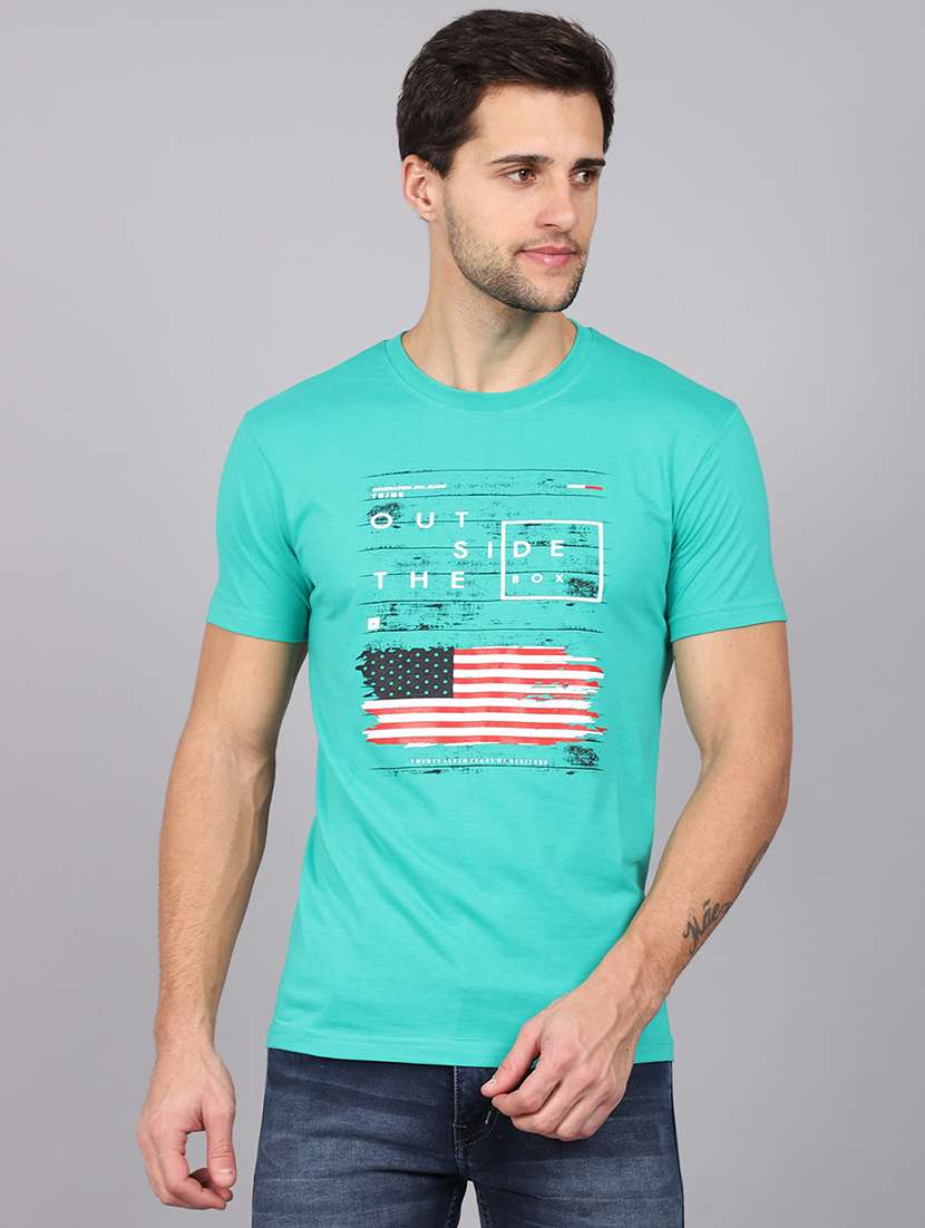 round neck printed regular t-shirt