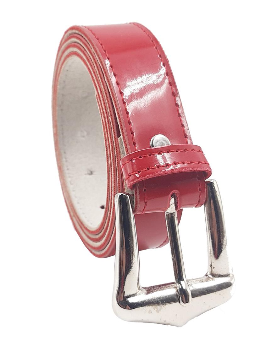 exotique red casual faux leather belt for women  - 19657027 -  Standard Image - 1