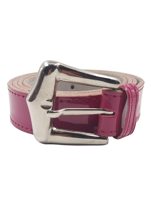 exotique pink casual faux leather belt for women  - 19657029 -  Standard Image - 0
