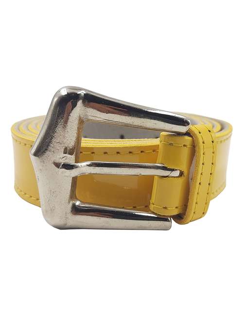 exotique yellow casual faux leather belt for women - 19657030 - Standard Image - 0