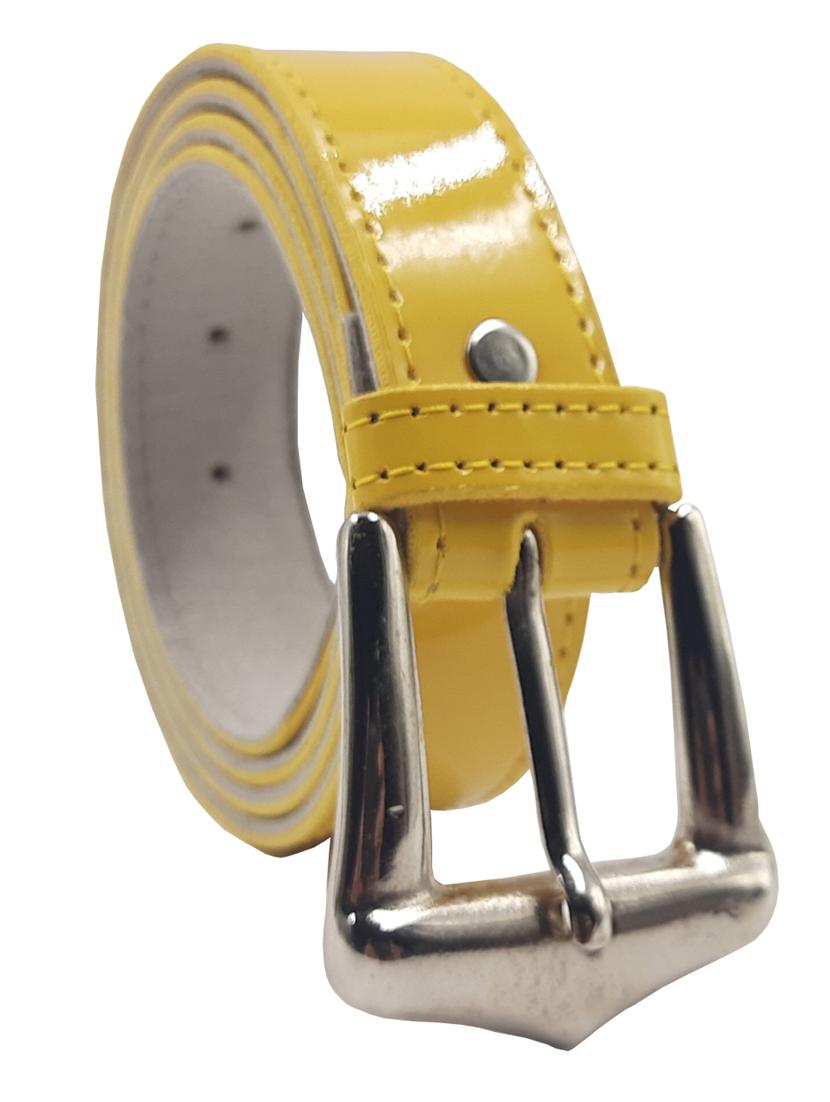 exotique yellow casual faux leather belt for women  - 19657030 -  Standard Image - 1