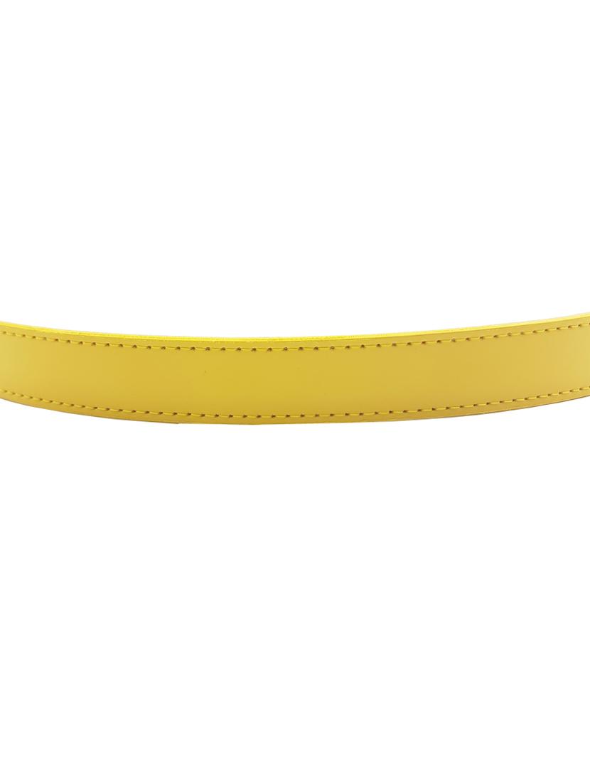 exotique yellow casual faux leather belt for women - 19657030 - Standard Image - 4