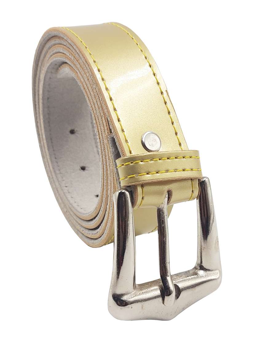 exotique gold casual faux leather belt for women  - 19657031 -  Standard Image - 1