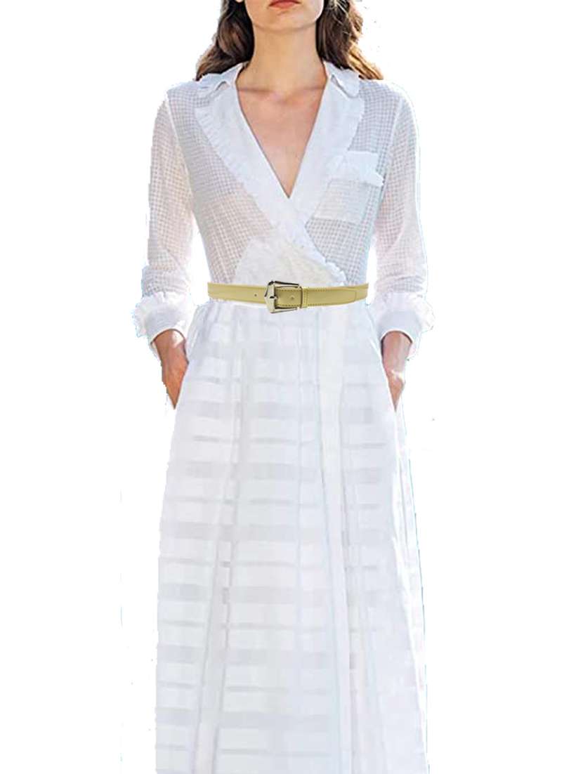 exotique gold casual faux leather belt for women  - 19657031 -  Standard Image - 4