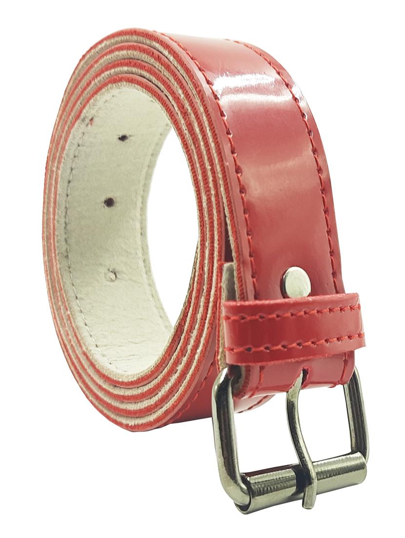 exotique red casual faux leather belt for women - 19657032 - Standard Image - 1