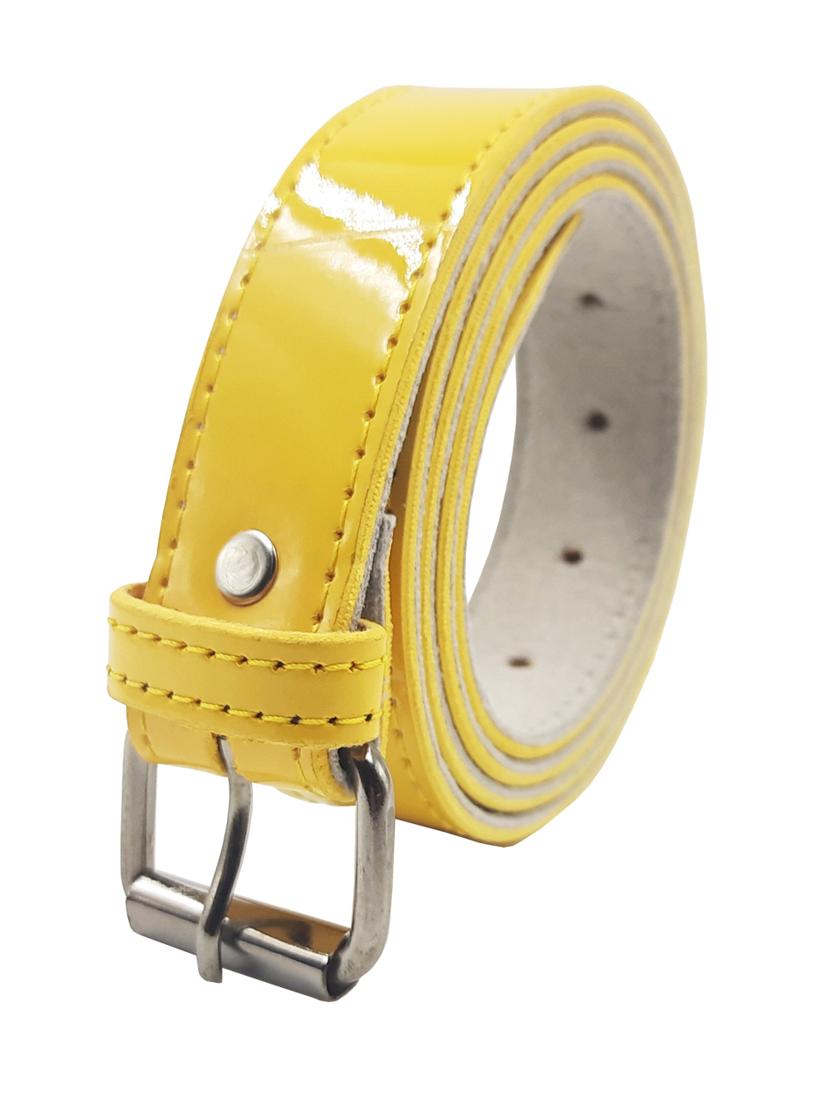 exotique yellow casual faux leather belt for women - 19657035 - Standard Image - 1