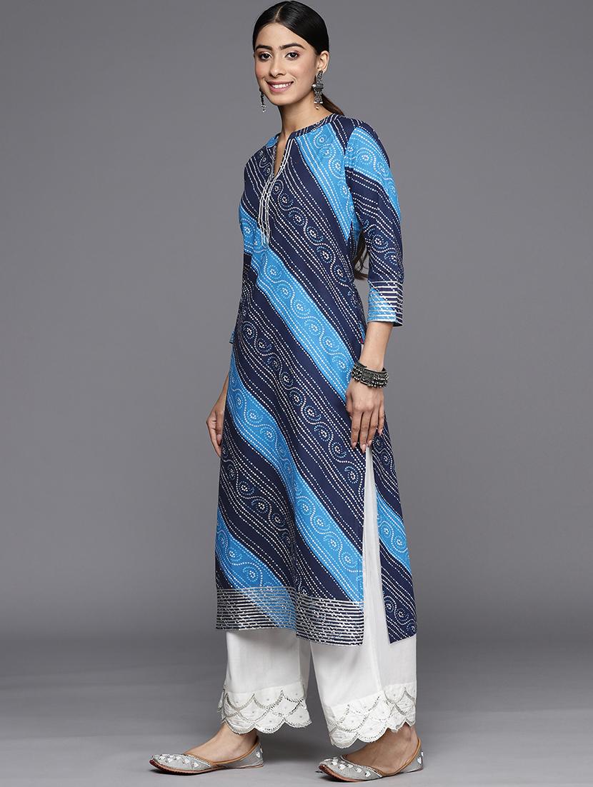 women's straight kurta - 19658017 - Standard Image - 1