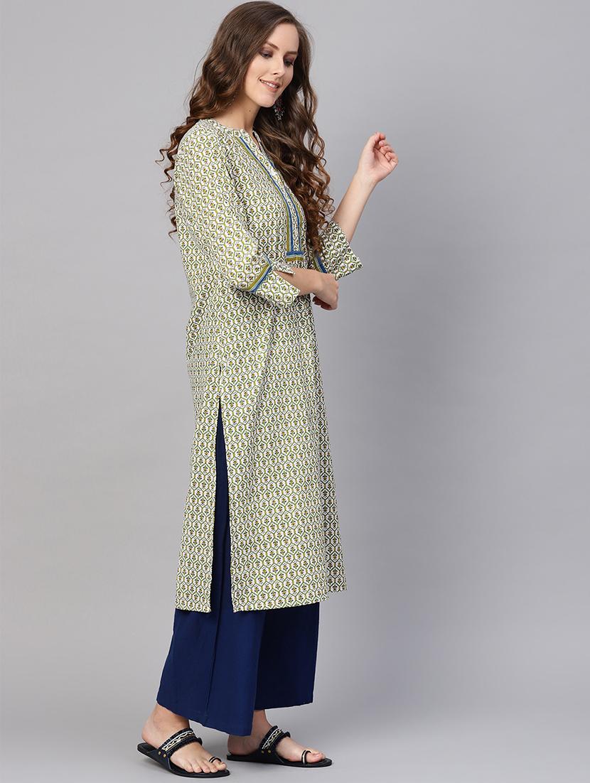 women's straight kurta - 19658238 -  Standard Image - 1