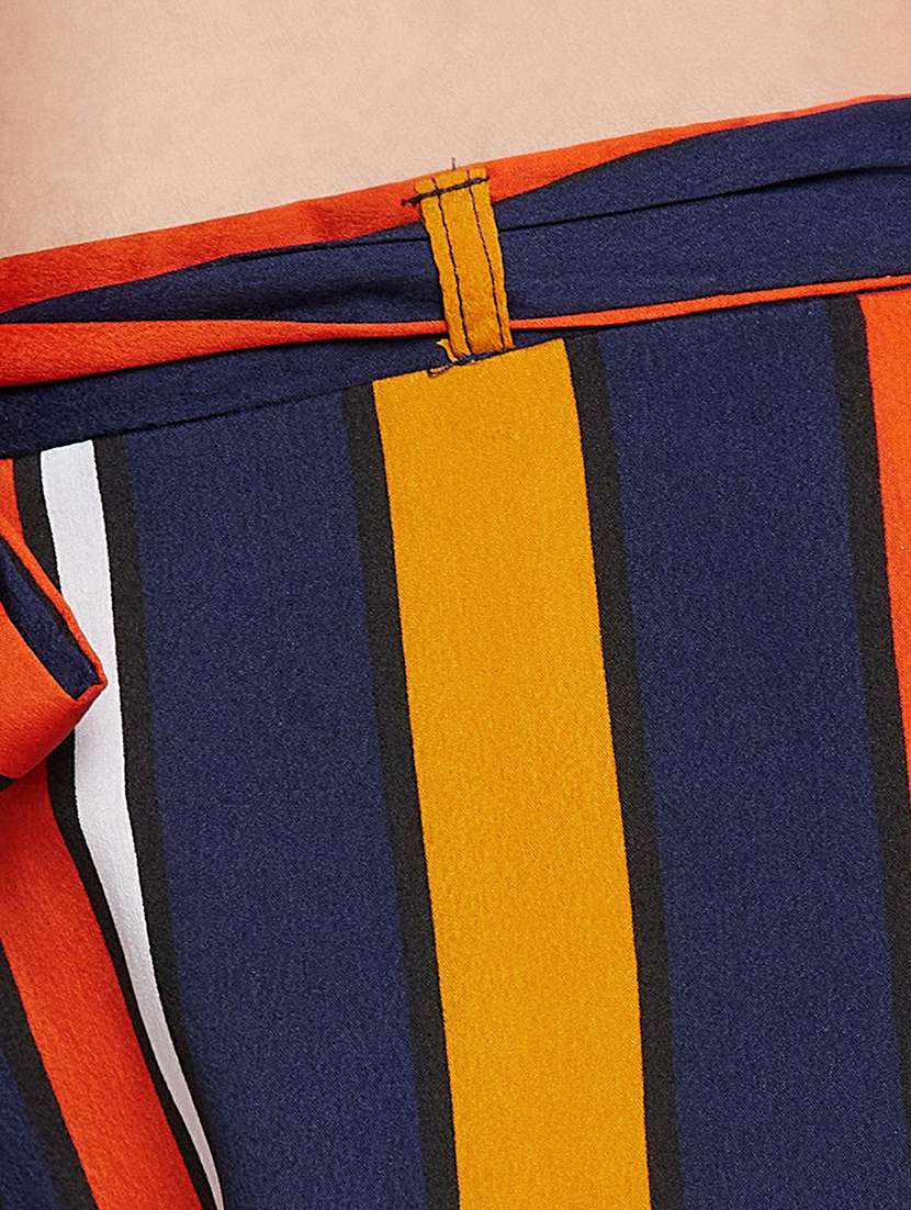 multi colored crepe palazzos - 19658359 -  Standard Image - 4