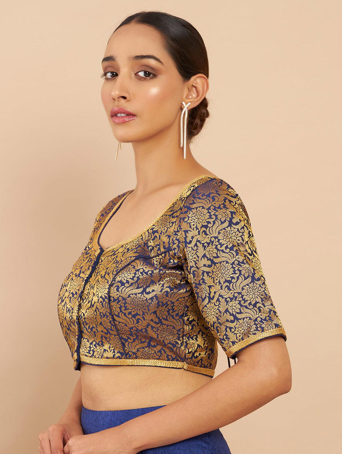round neck regular blouse - 19658755 - Standard Image - 1