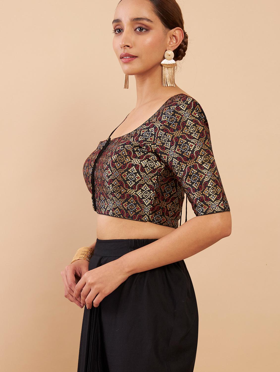round neck regular blouse - 19658782 - Standard Image - 1