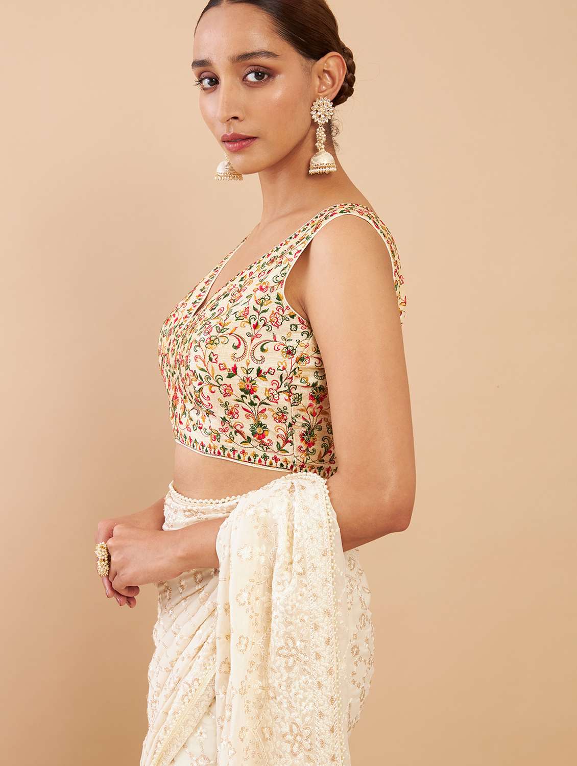 v-neck regular blouse - 19658787 -  Standard Image - 1