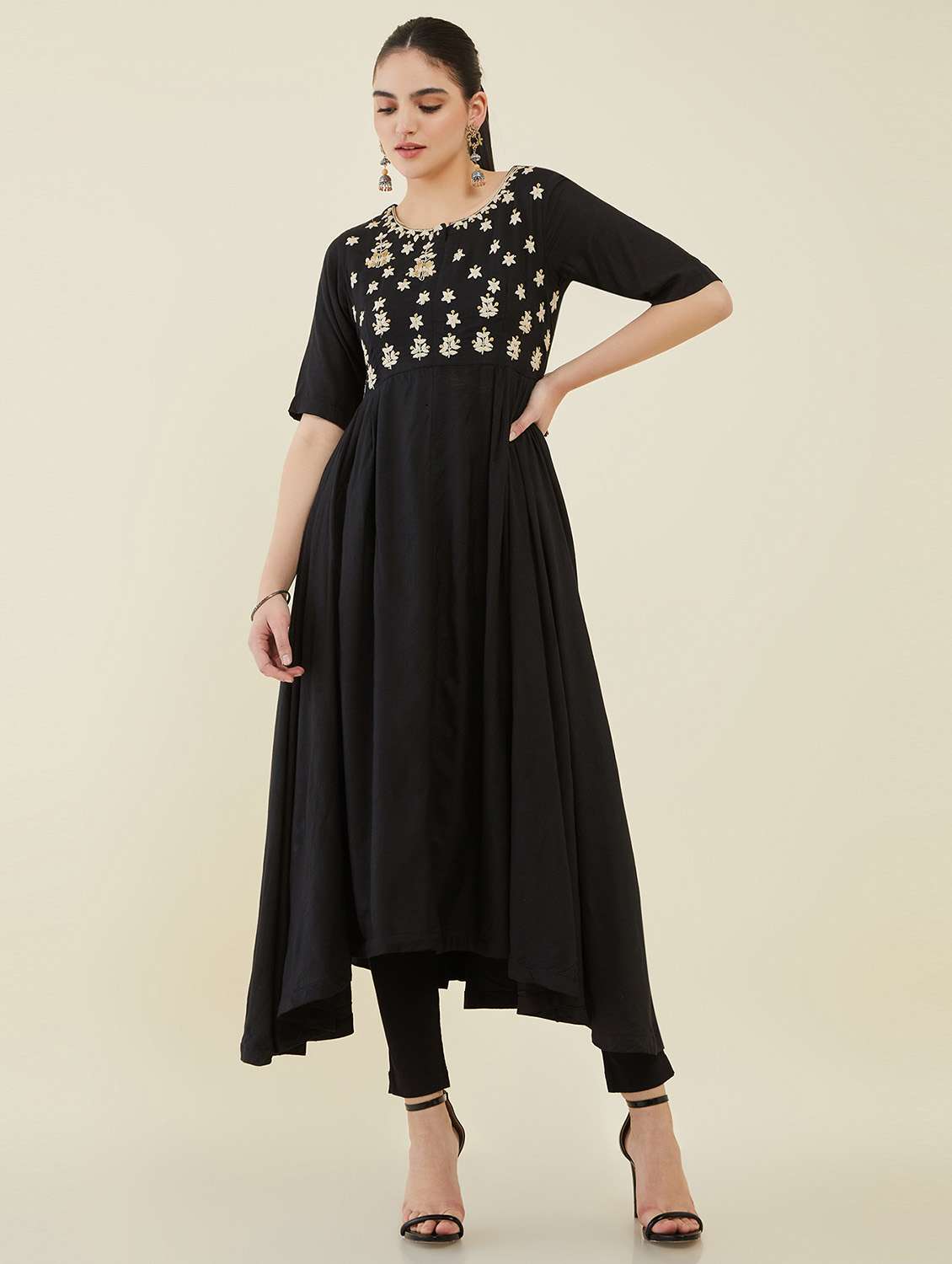 women's asymmetric kurta