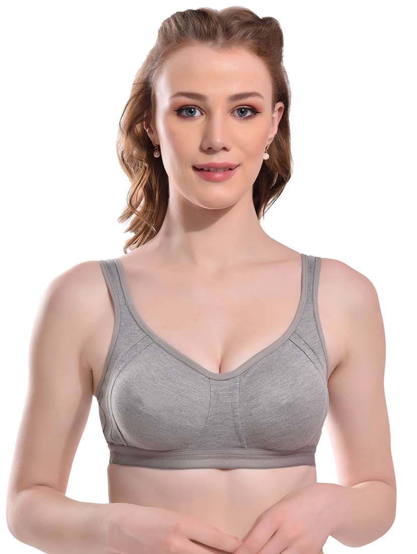 silver hosiery sports bra - 19660341 -  Standard Image - 4
