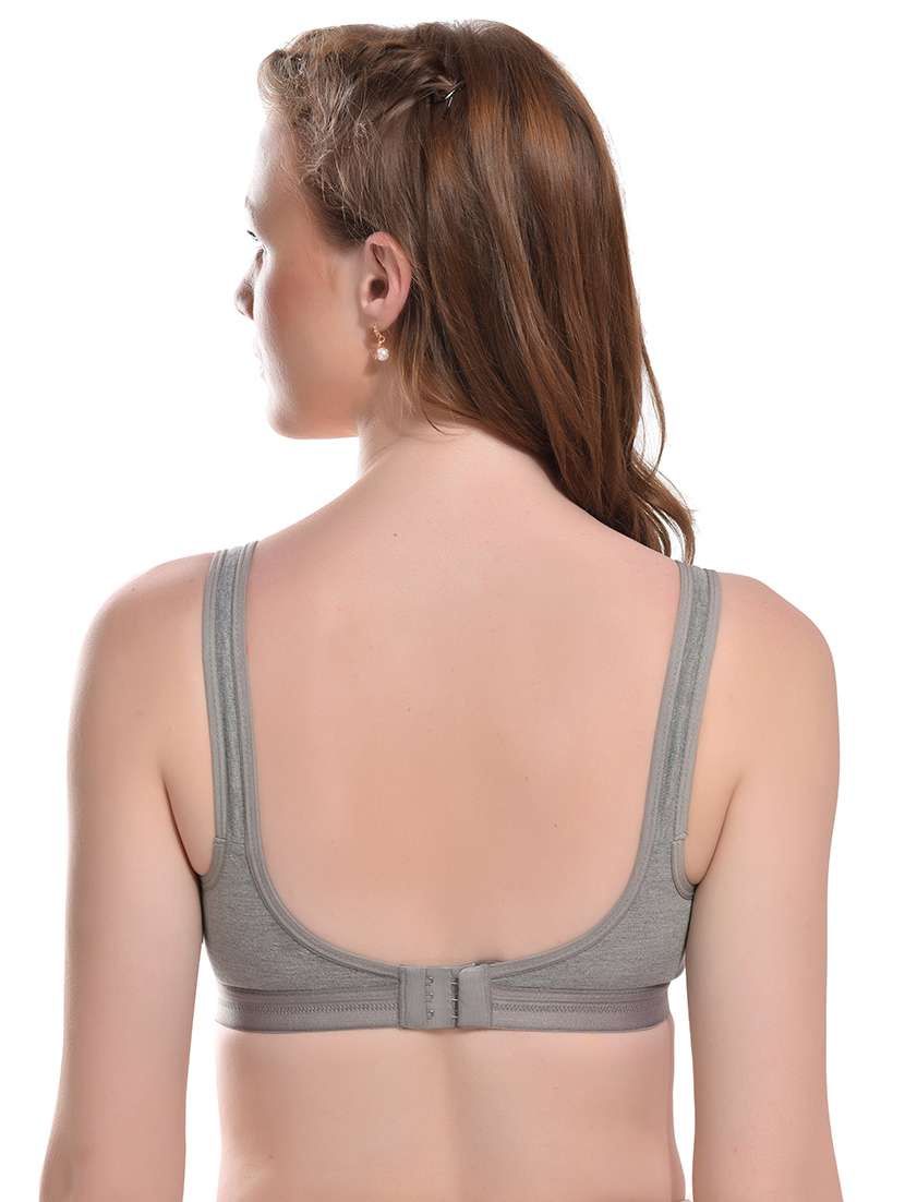 silver hosiery sports bra - 19660341 -  Standard Image - 6