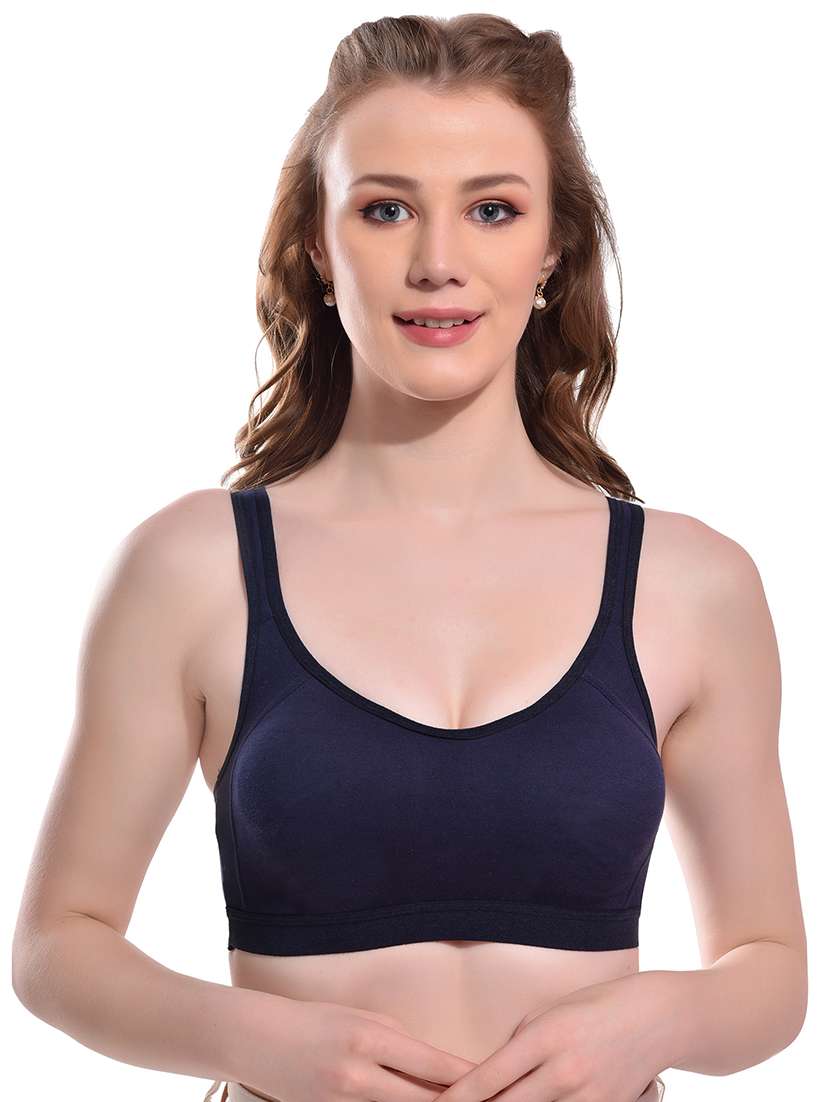 grey hosiery sports bra - 19660365 -  Standard Image - 4