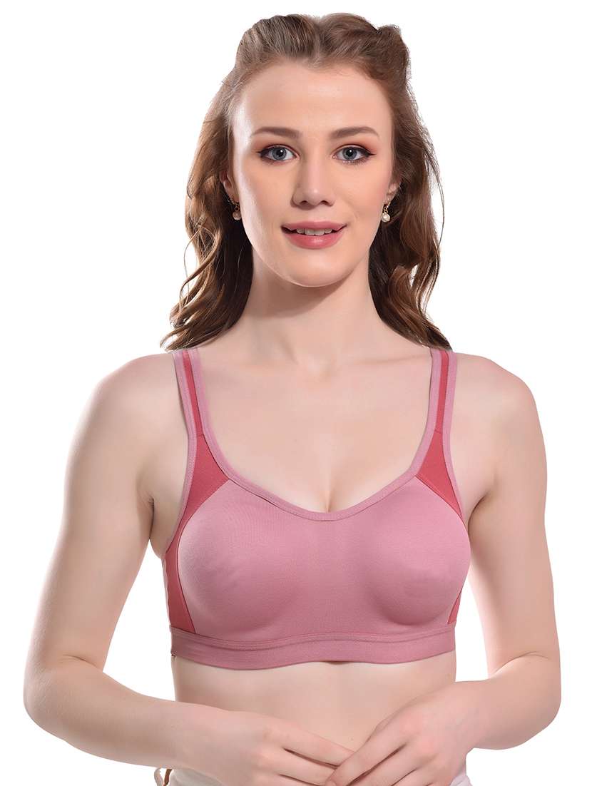 grey hosiery sports bra - 19660379 -  Standard Image - 4
