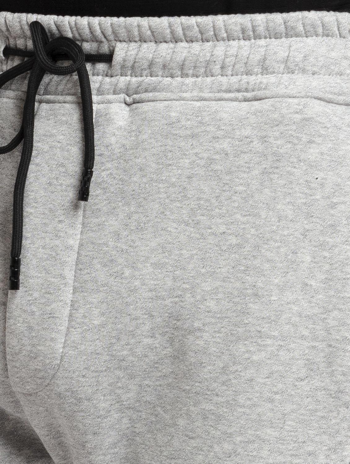 grey cotton regular fit joggers - 19660517 - Standard Image - 4