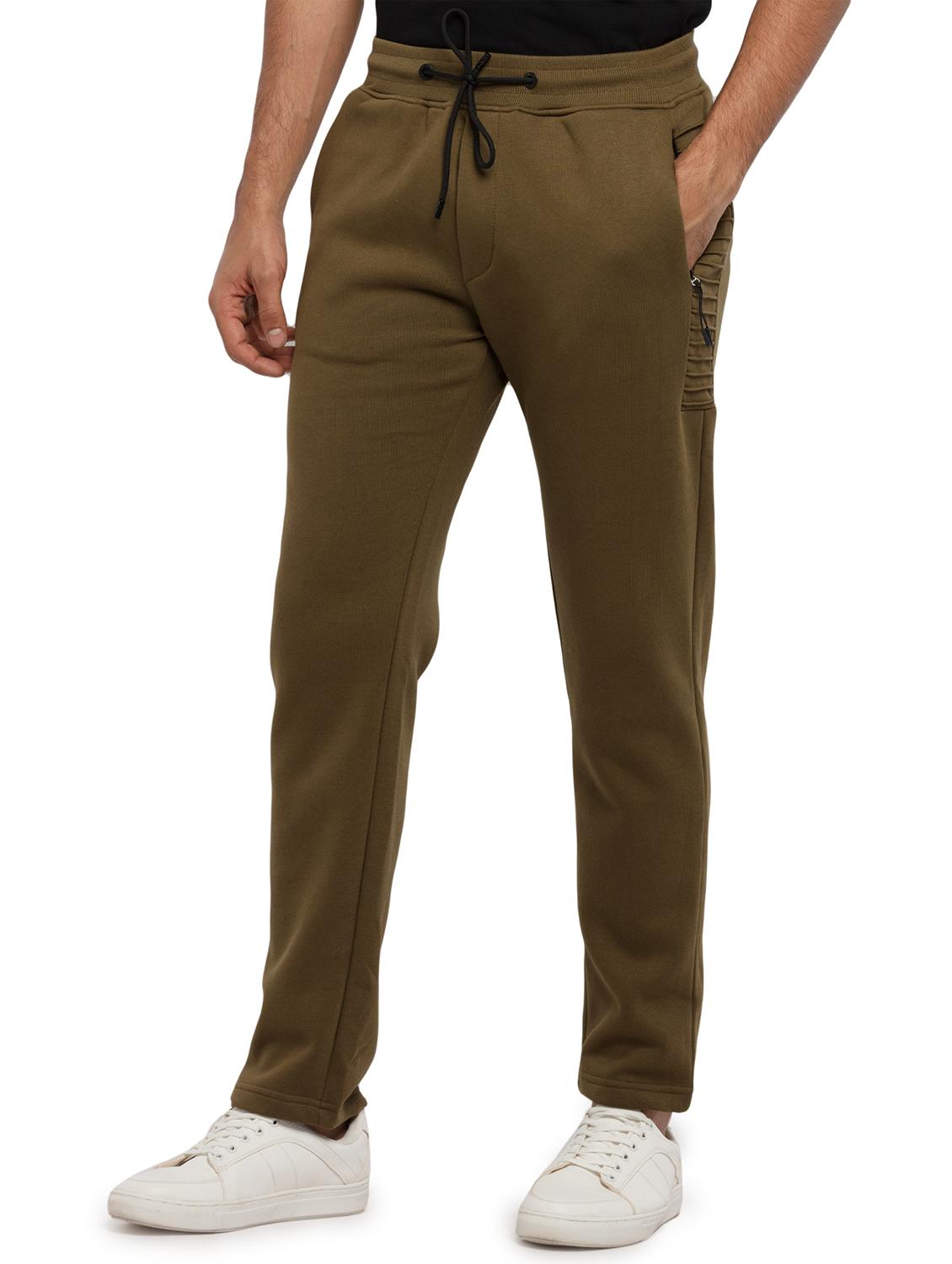 green solid active wear track pant - 19660548 -  Standard Image - 1