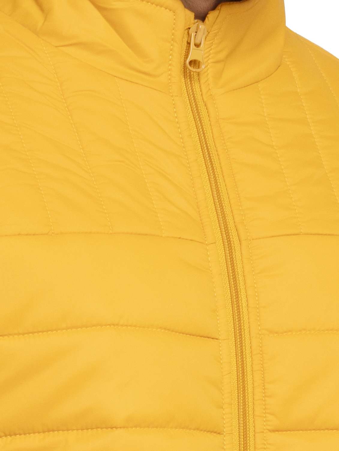 stand collar solid quilted jacket - 19660569 -  Standard Image - 4