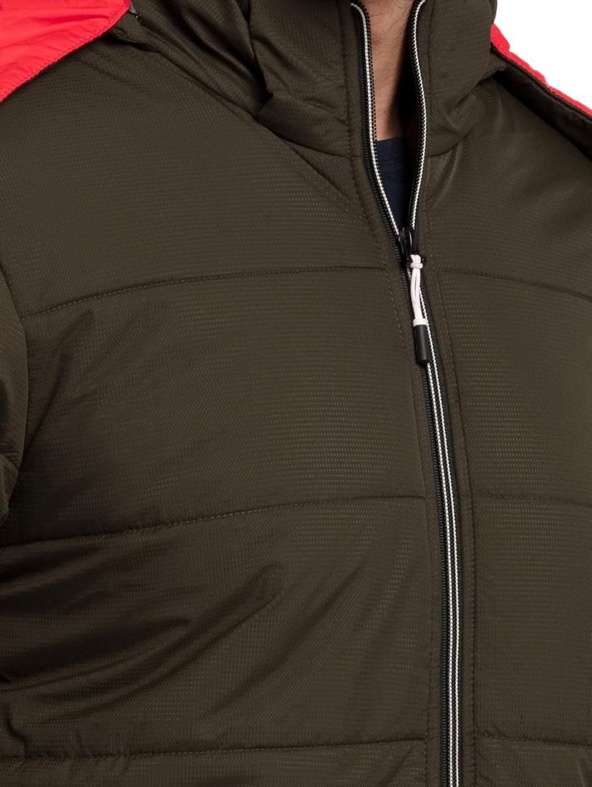 hooded solid quilted jacket - 19660573 - Standard Image - 4