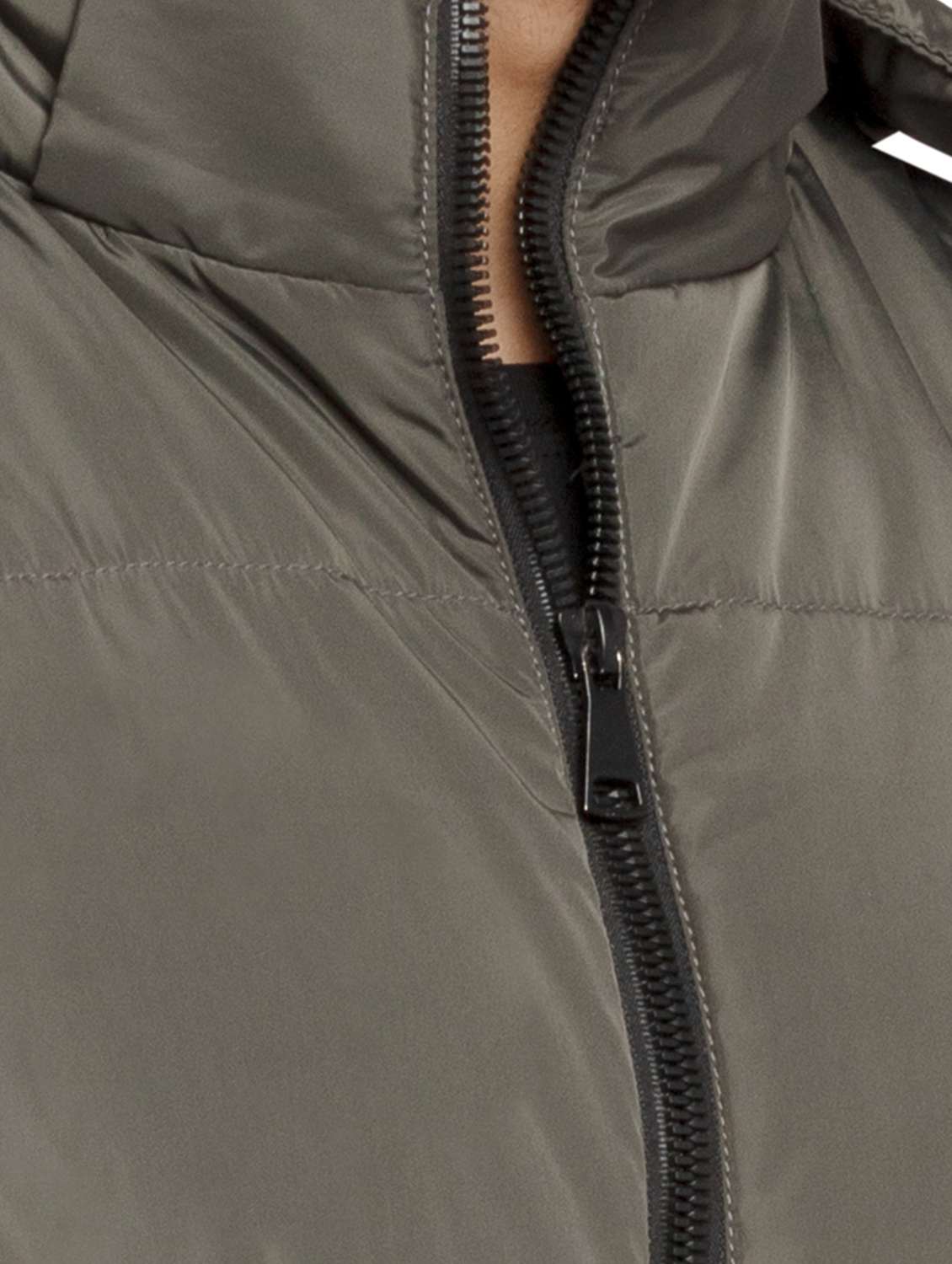 hooded solid quilted jacket - 19660576 -  Standard Image - 4