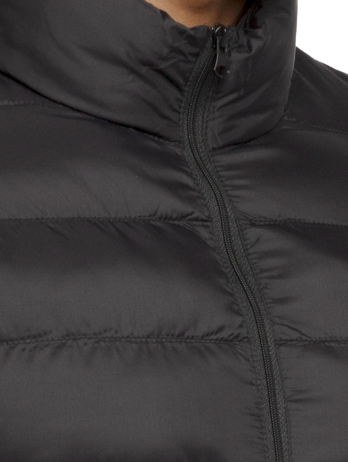 stand collar solid quilted jacket - 19660577 - Standard Image - 4