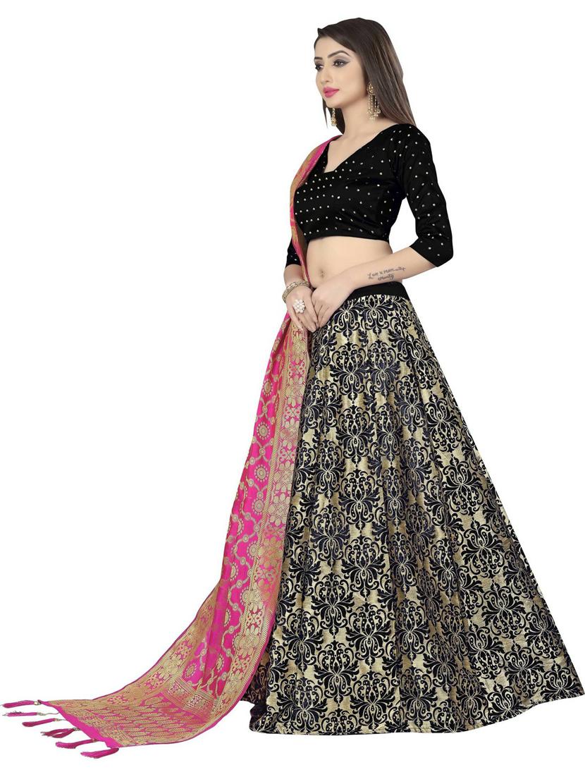 semi stitched lehenga choli with dupatta set - 19660797 -  Standard Image - 1