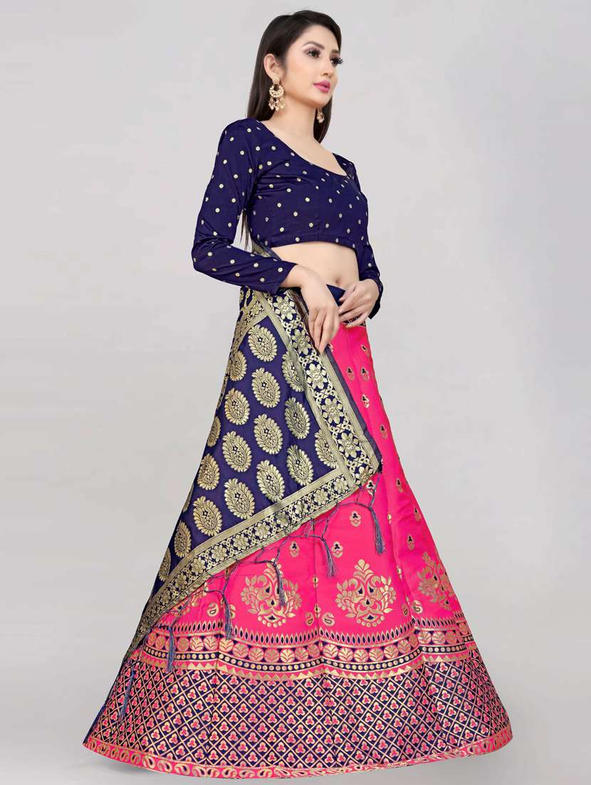  self designed flared semi-stitched lehenga - 19661113 -  Standard Image - 1